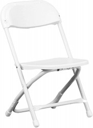Children's Chair White Folding